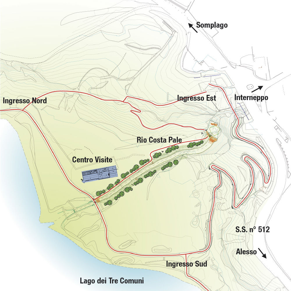 Mappa Parco Botanico
