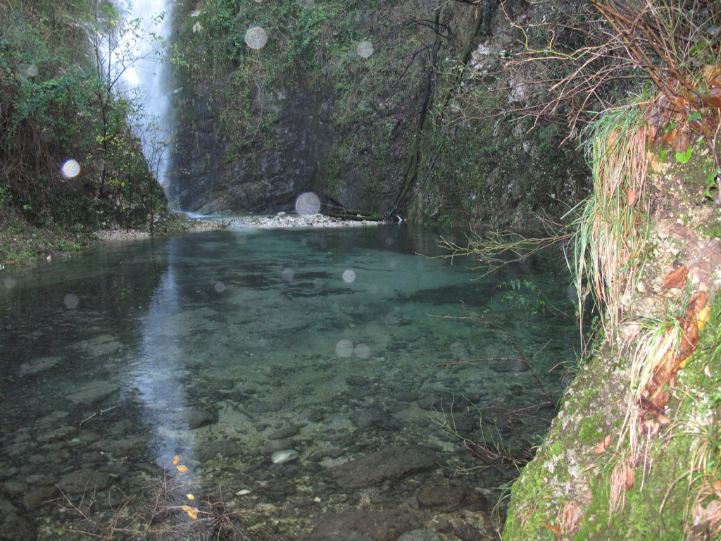 Sorgente cascata Pile 